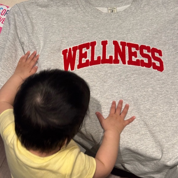 Sporty & Rich Wellness Boucle Crewneck Sweater - Picture 6 of 6